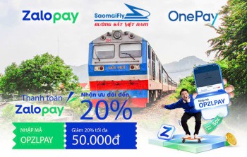 Tưng Bừng Cuối Năm - Giảm 20% Khi Đặt Vé Tàu Hoả Trên Ví ZaloPay